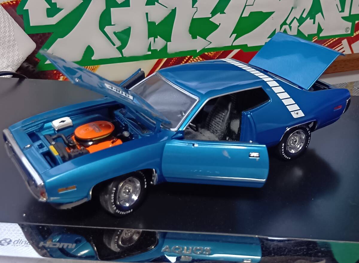 絶版■フランクリンミント 1971年型 プリムス ロードランナー 1/24 ダイキャスト製 ミニカー FRANKLIN MINT■世田谷ベース 所ジョージ_画像6