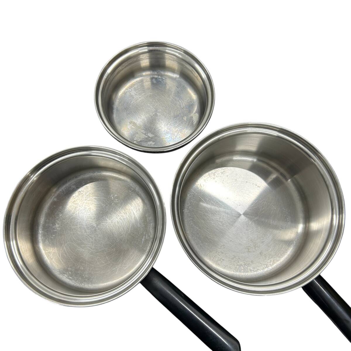 ◎中古品◎ 日本アムウェイ Amway クックウェア IH 電磁調理器 E-3110J 2000年製 ステンレス 鍋5点 セット coHM4500COA_画像4