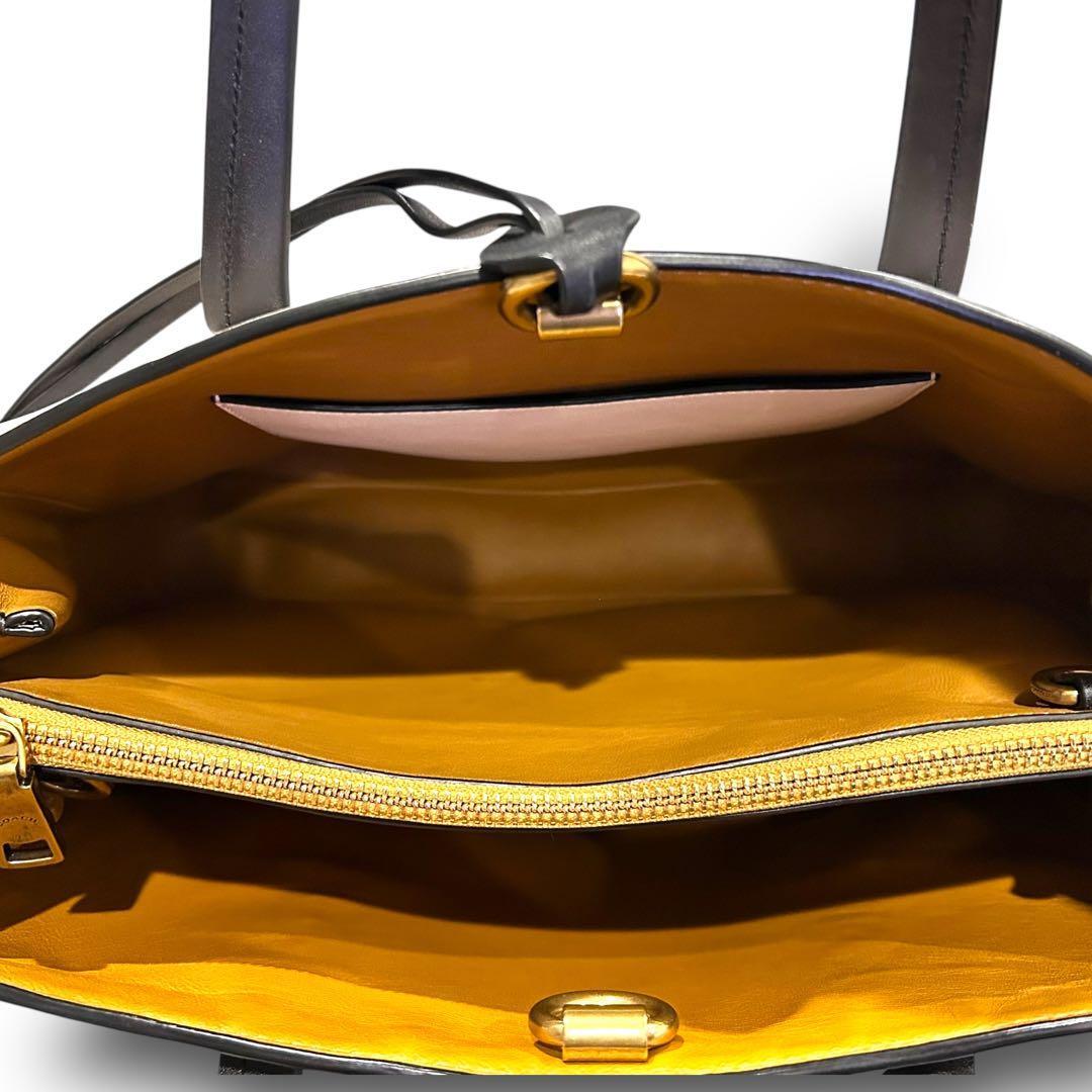 極美品 格安スタート 売り切り COACH コーチ 2way ハンドバッグ ショルダーバッグ 斜めかけ クーパー スペシャルオーダー_画像10