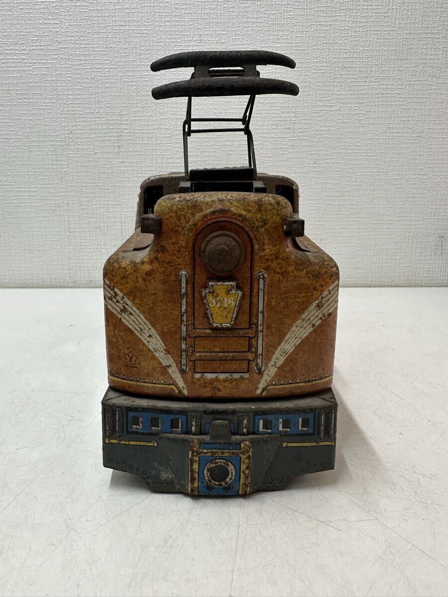☆無限堂☆ ブリキ おもちゃ 電車 約52cm ペンシルバニア鉄道 新幹線 約36cm レトロ 1円スタート (248)_画像2