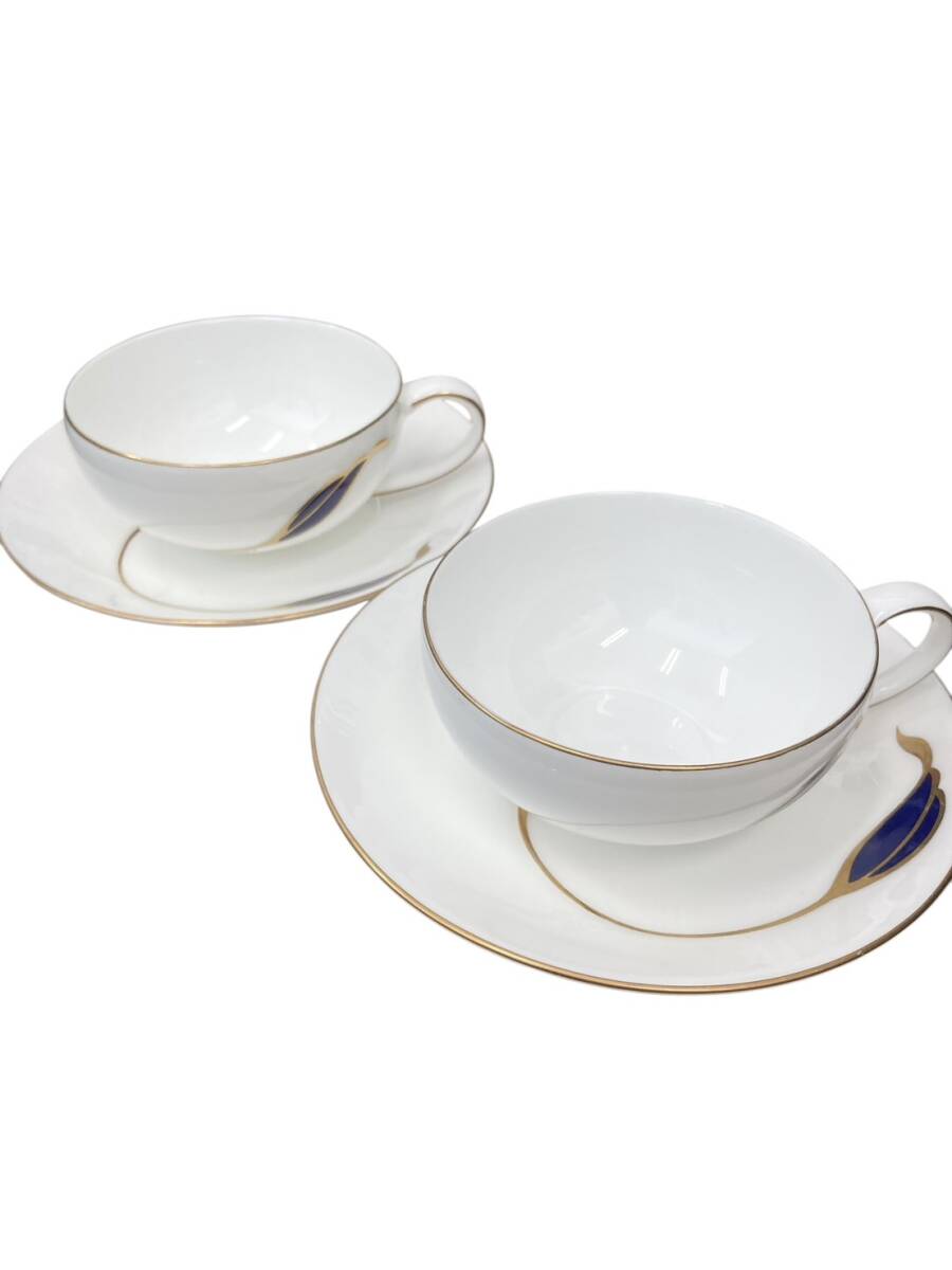 (O)　ジバンシー　GIVENCHY　カップ＆ソーサー　2客　ペア　コーヒーカップ　ティーカップ　洋食器　ブランド　1円～_画像1