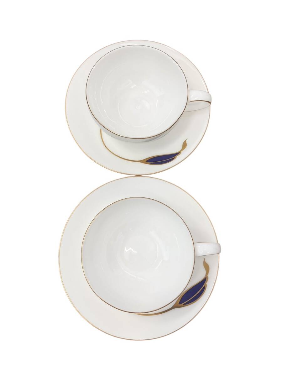 (O)　ジバンシー　GIVENCHY　カップ＆ソーサー　2客　ペア　コーヒーカップ　ティーカップ　洋食器　ブランド　1円～_画像2