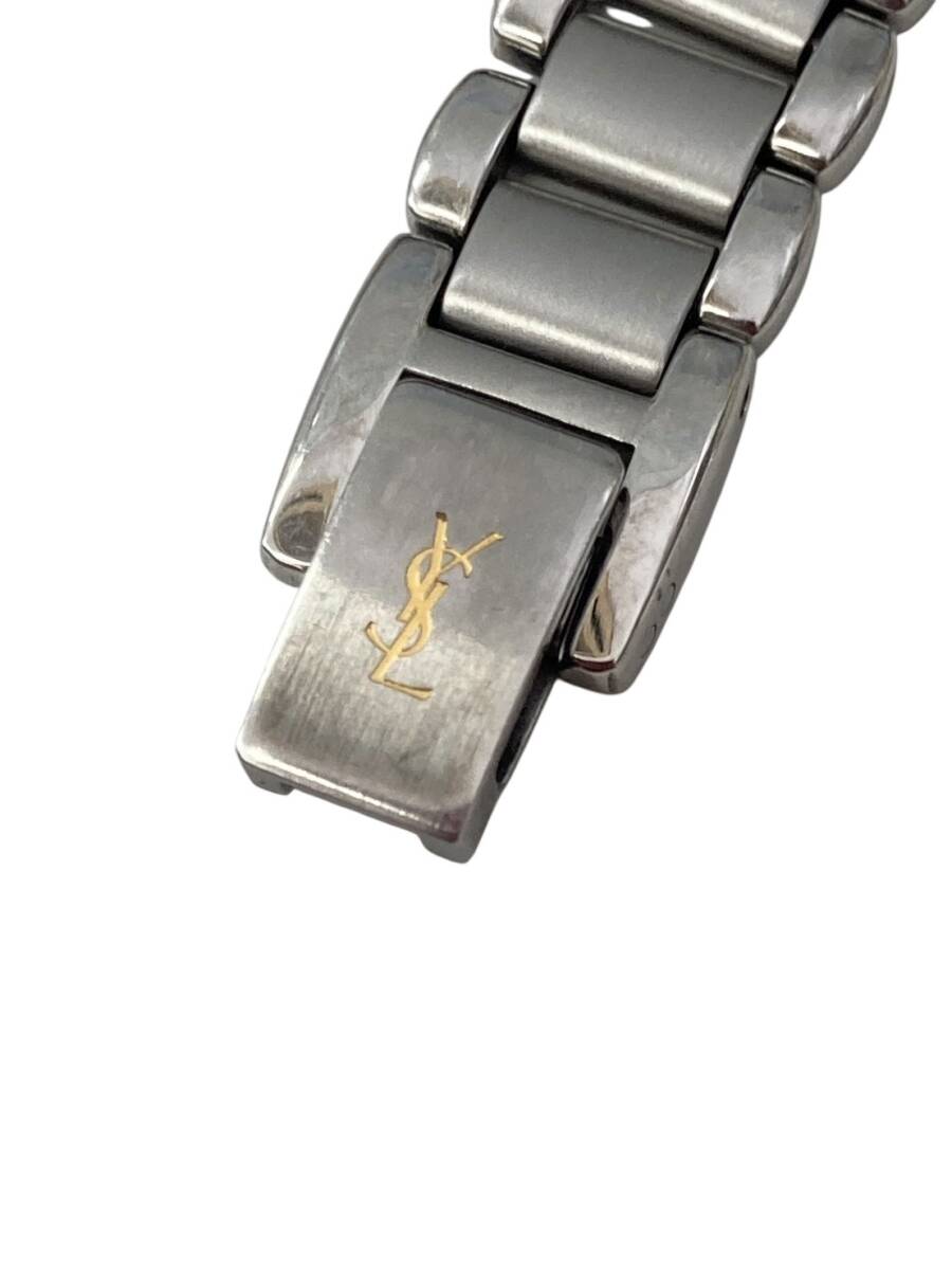 (M)　イヴサンローラン　YSL　腕時計　レディース　5930-F91474　ラウンド　シルバー×ゴールド　箱付き　ブランド　１円～_画像4