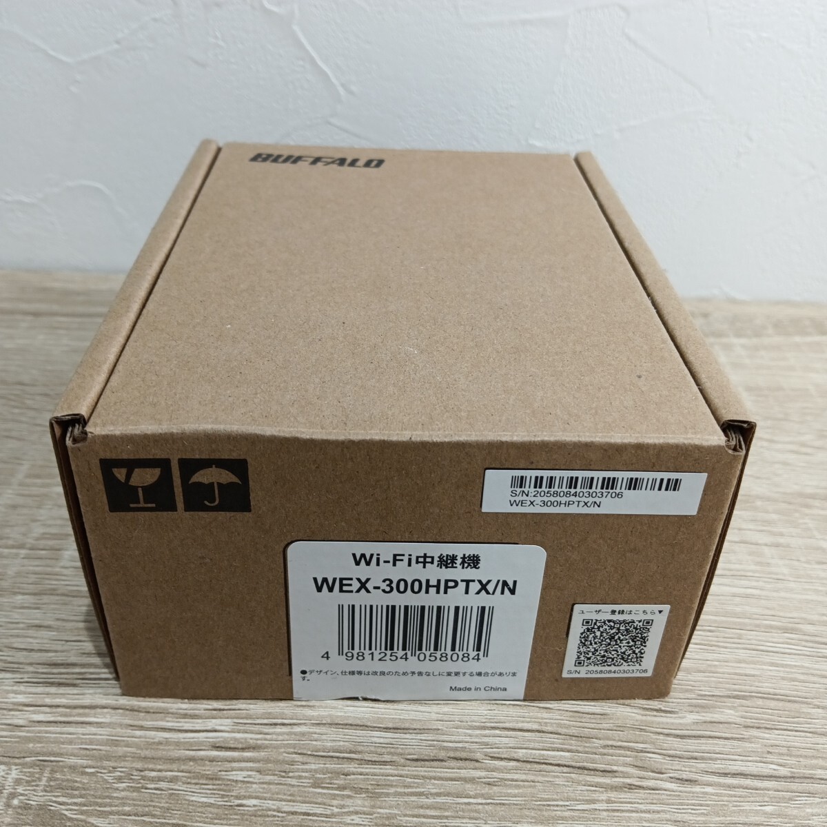 バッファロー BUFFALO WiFi 中継機 WEX-330-HPTX/N コンセント直挿し 無線LAN 現状品 1円スタート_画像4