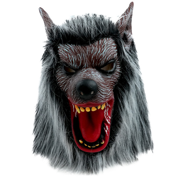 ホラーマスク 狼男 コスプレ 変装用 仮装 お面 フルフェイス リアル かぶりもの 肝試し お化け屋敷 恐怖 パーティーグッズ クリスマス_画像9