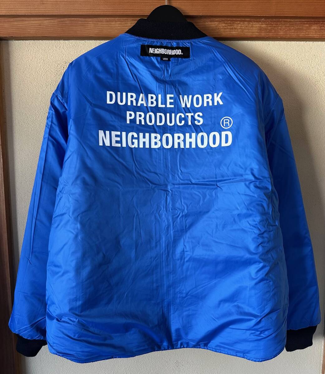 2025AW　Lサイズ　ブラック　REVERSIBLE PADDED JACKET（252TSNH-JKM10）　ネイバーフッド　NEIGHBORHOOD　リバーシブル仕様_画像8