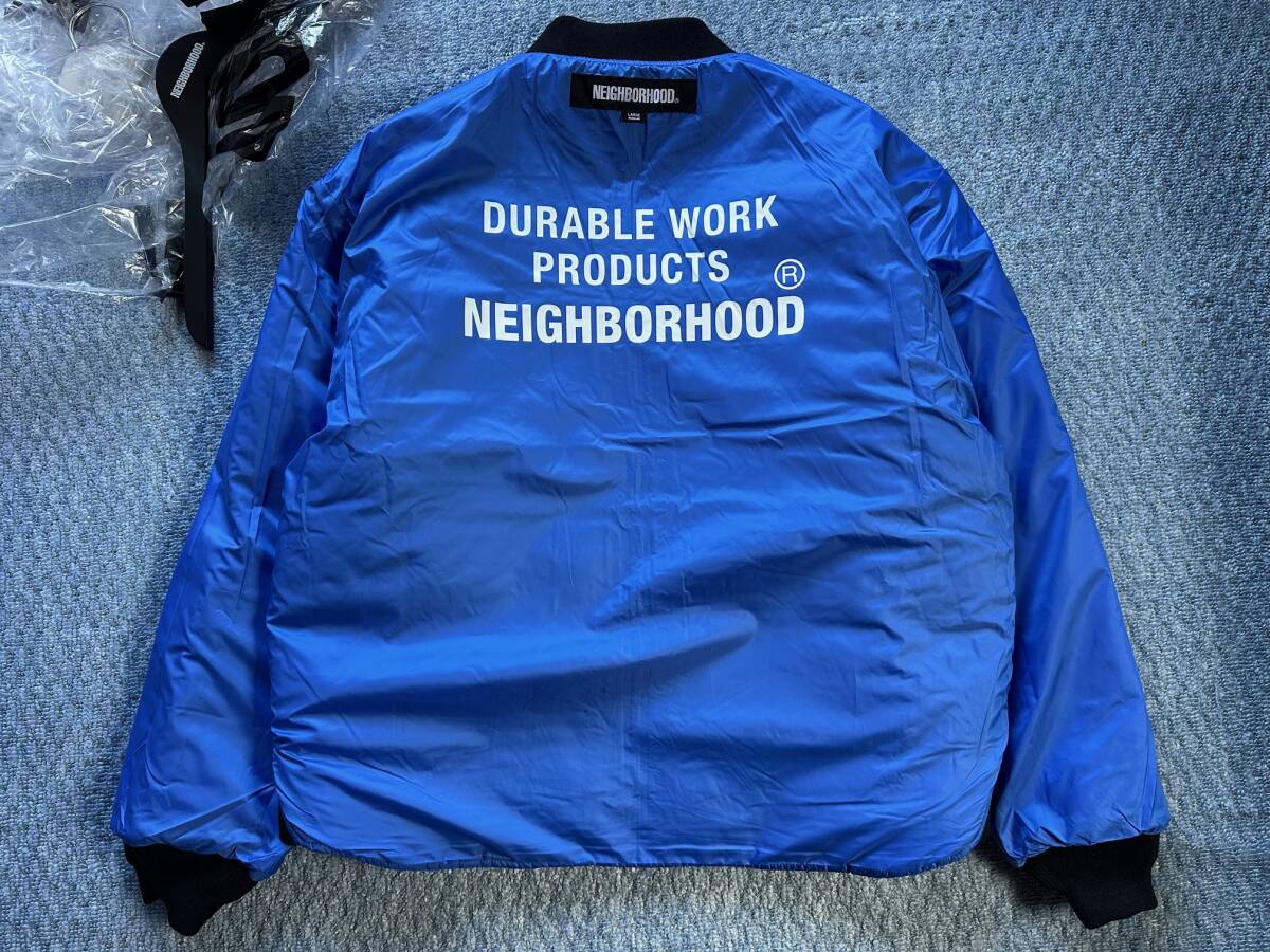 2025AW　Lサイズ　ブラック　REVERSIBLE PADDED JACKET（252TSNH-JKM10）　ネイバーフッド　NEIGHBORHOOD　リバーシブル仕様_画像7