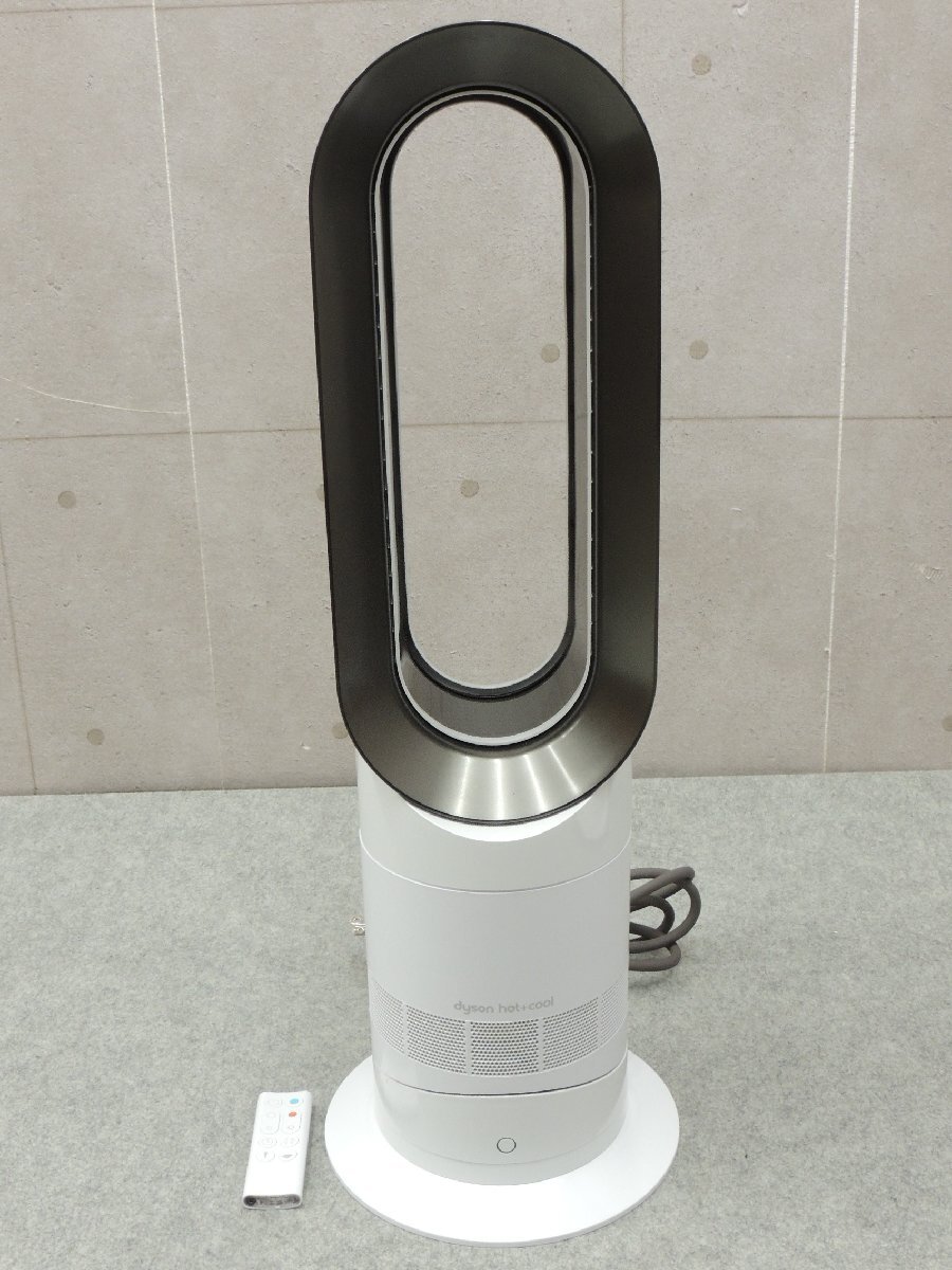 W2135■dyson ダイソン■セラミックファンヒーター■AM09■2024年■Hot+Cool タワーファン リモコン付■首振り機能　温風 涼風_画像1