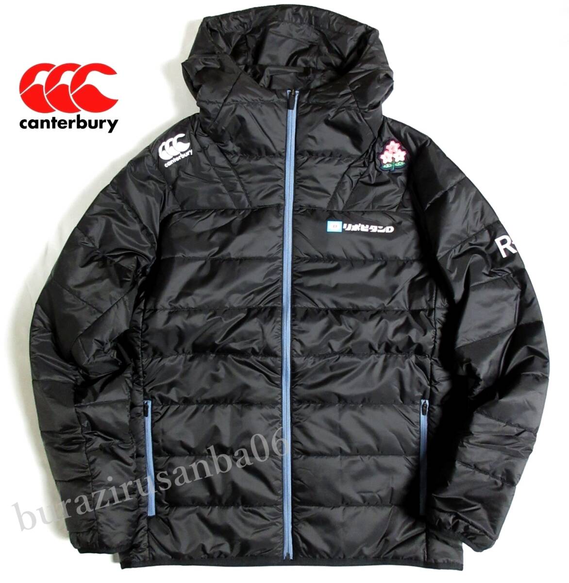 メンズ 5L 未使用 定価42900円 canterburyカンタベリー ラグビー日本代表モデル 中綿ジャケット 高性能 防寒 JAPAN WARMER JACKET R74065JP_画像1