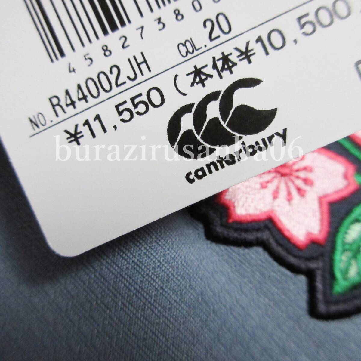 メンズ XL 未使用 定価11,550円 カンタベリー ラグビー日本代表モデル ジャパン ロングスリーブ プラクティス 長袖 Tシャツ R44002JH-20_画像8