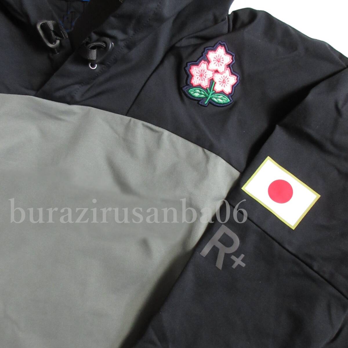 メンズ L ◆未使用 定価14,300円 canterbury カンタベリー ラグビー日本代表モデル JAPAN アールプラス デュアルフーディ R73106JH-46_画像3