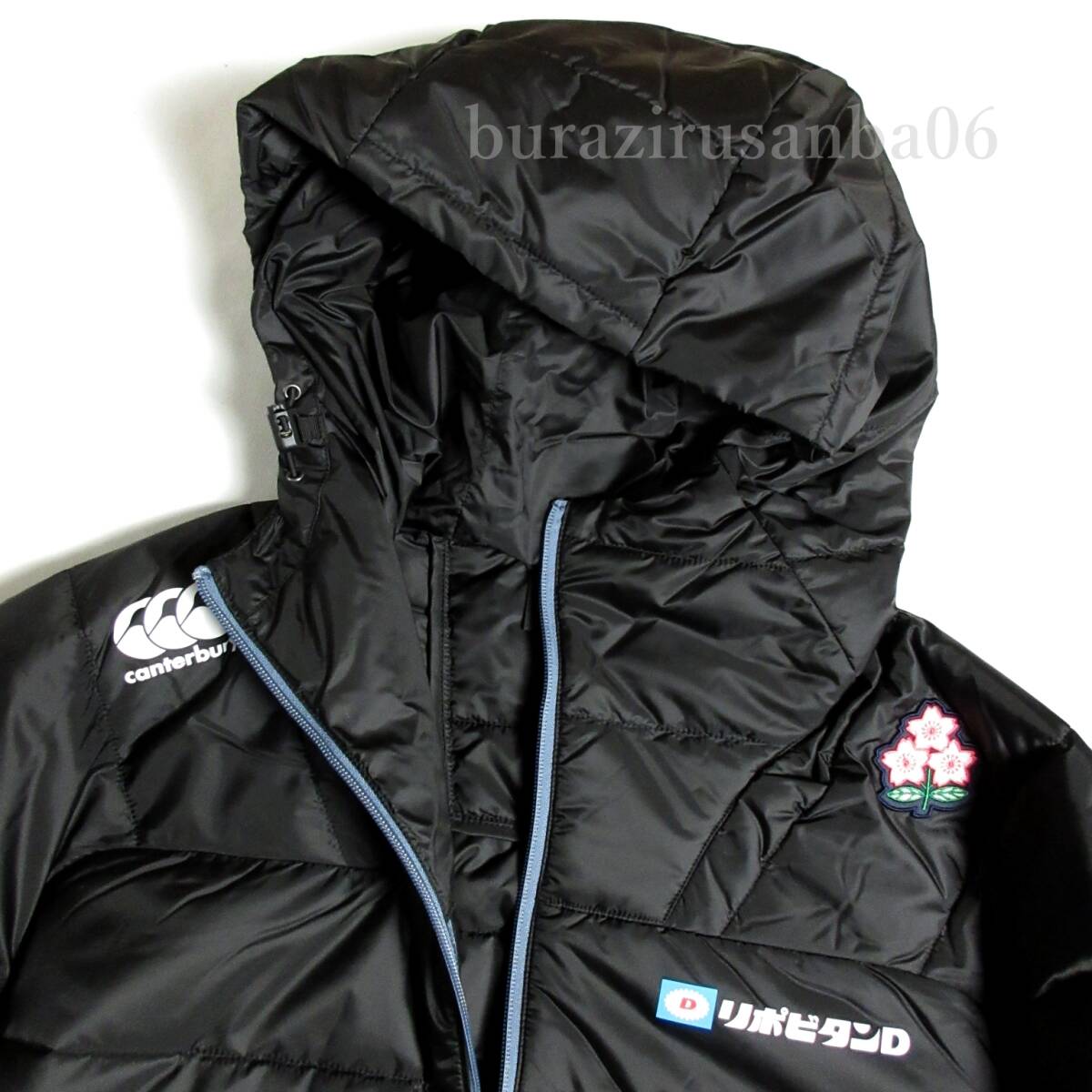 XL 未使用 定価78100円 カンタベリー ラグビー日本代表モデル 高性能中綿 上下セット JAPANウォーマージャケット パンツ R74065JP R10049JP_画像4