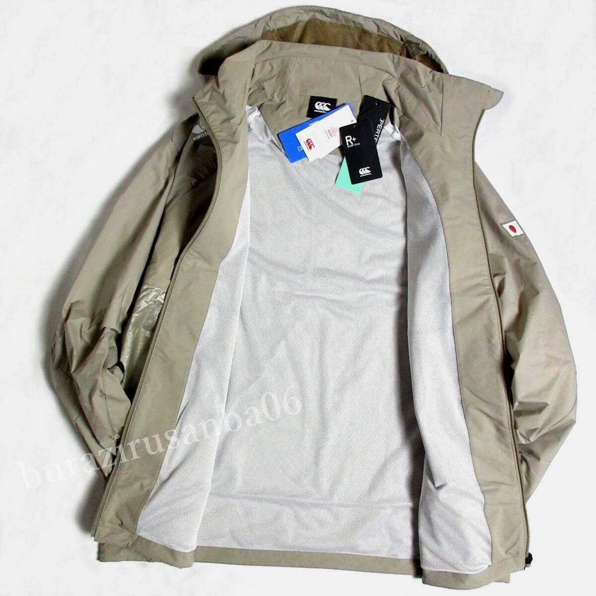 メンズ S 未使用 定価28,600円 カンタベリー ラグビー日本代表モデル ジャパン ストレッチ パフォーマンスフーディ ジャケット R74061JP_画像8