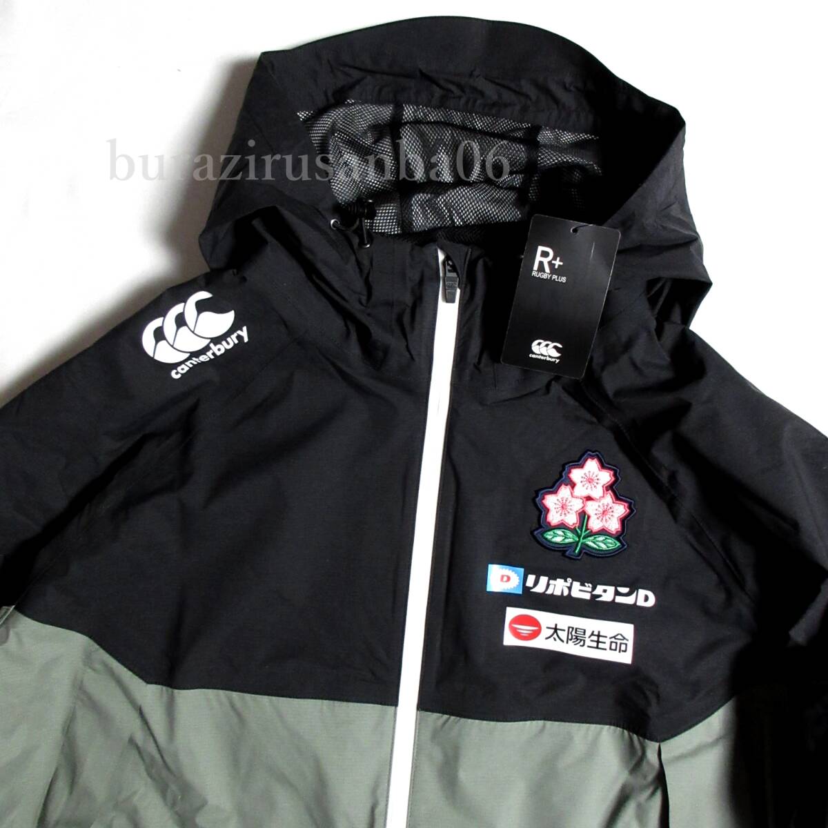 メンズ M ◆未使用 定価38,500円 canterbury カンタベリー ラグビー日本代表モデル JAPAN シールド パフォーマンス ジャケット W73100JP_画像3