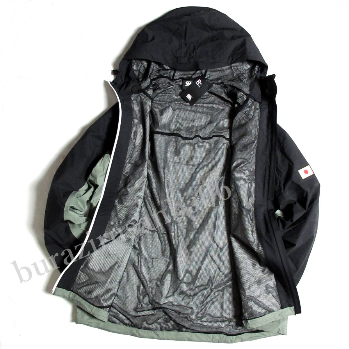 メンズ M ◆未使用 定価38,500円 canterbury カンタベリー ラグビー日本代表モデル JAPAN シールド パフォーマンス ジャケット W73100JP_画像6