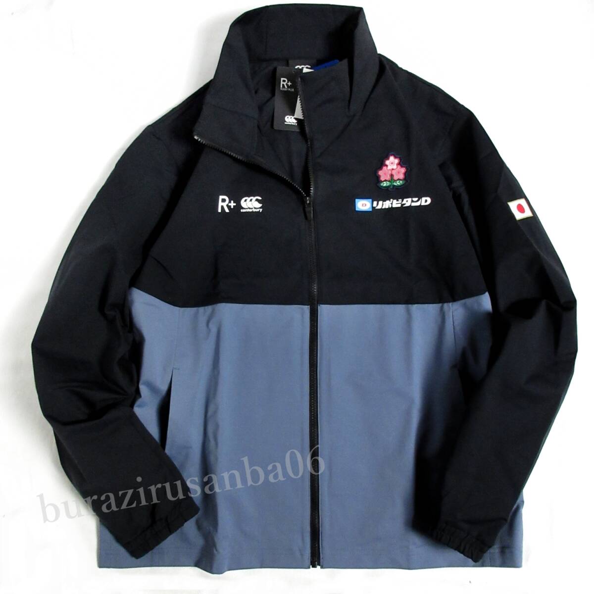メンズ XL 未使用 定価28,600円 カンタベリー ラグビー日本代表モデル JAPAN R＋デュアル ジャケット パンツ 上下セット R74062JP R14076JP_画像2