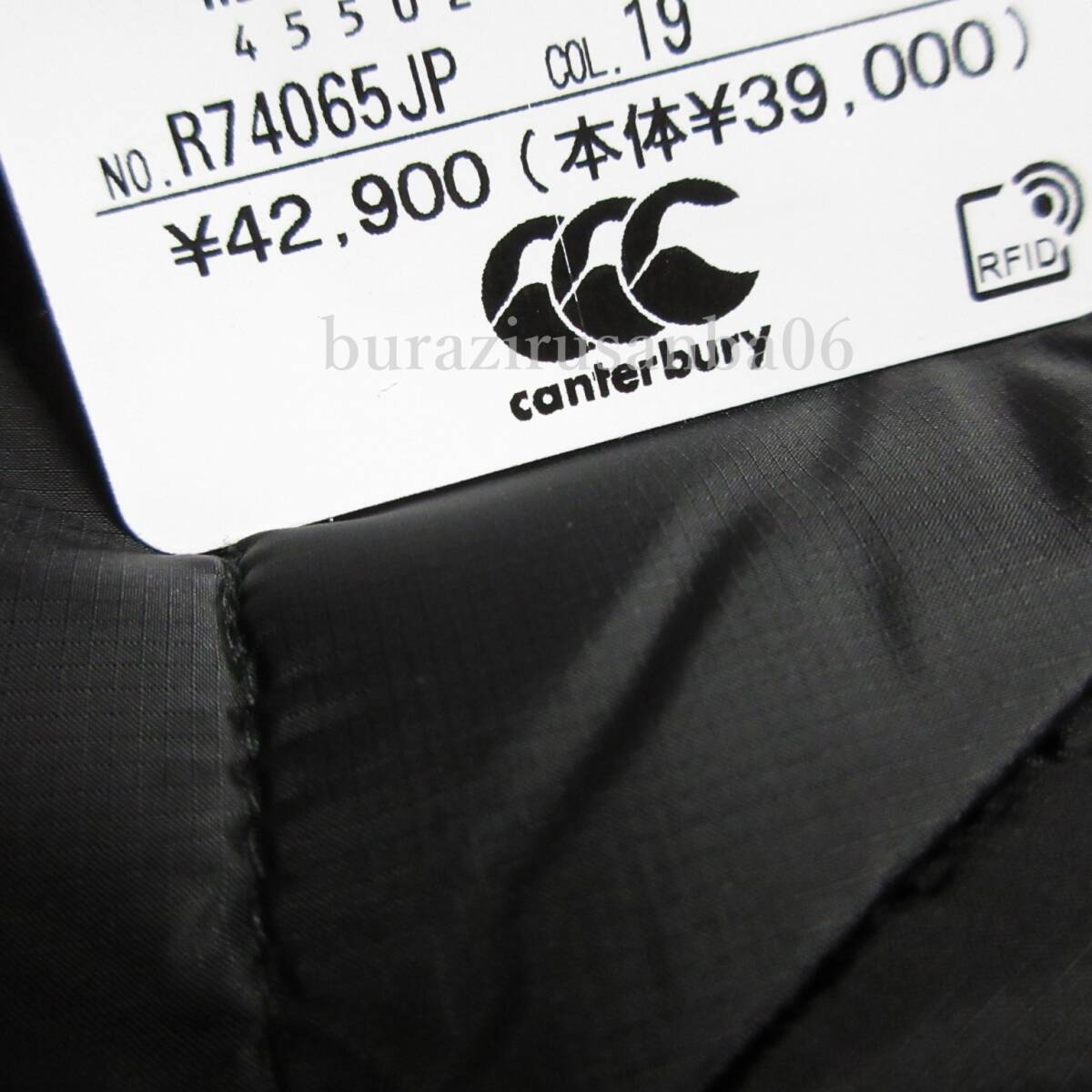 メンズ M 未使用 定価42,900円 canterburyカンタベリー ラグビー日本代表モデル 中綿ジャケット 高性能 防寒 JAPAN WARMER JACKET R74065JP_画像8