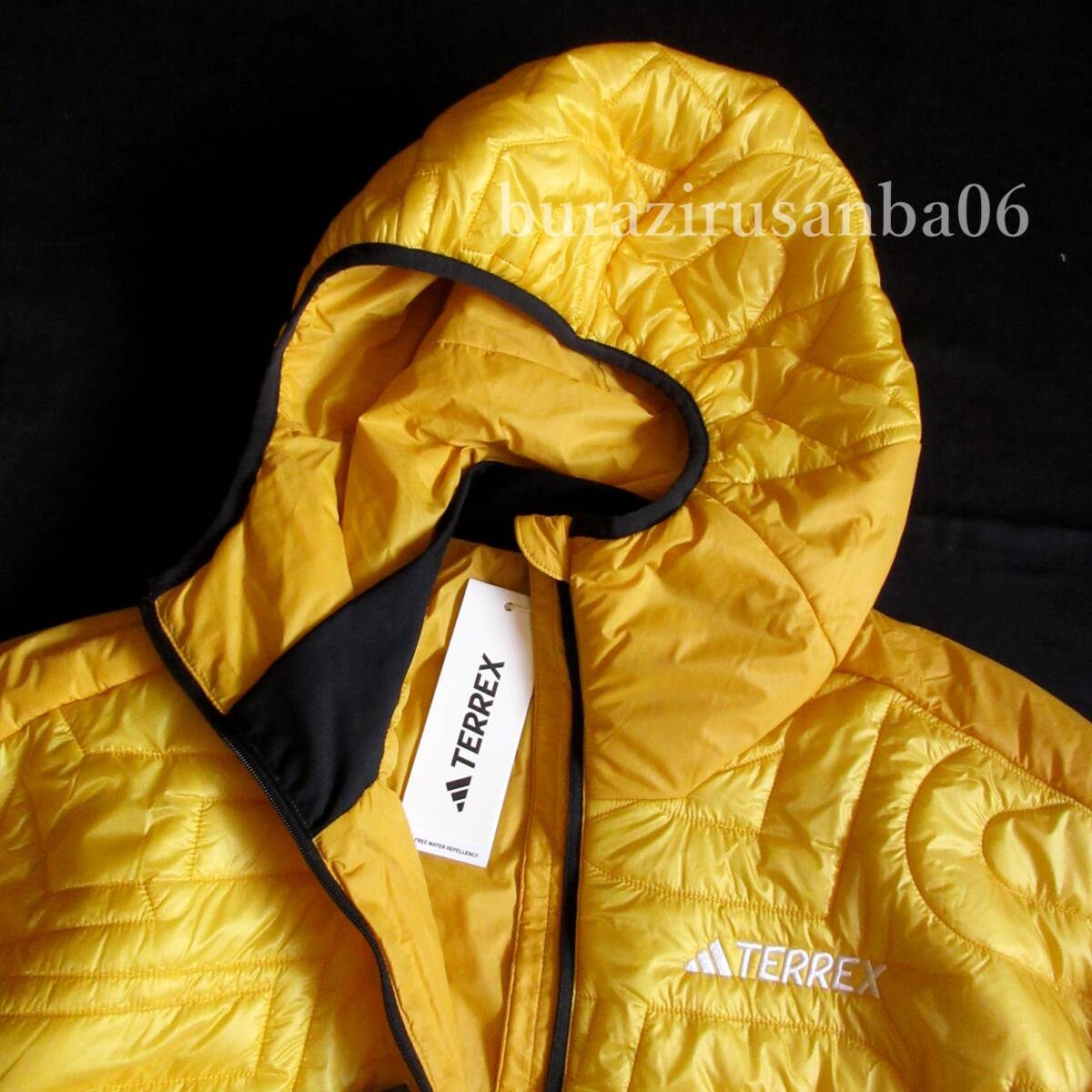 メンズ XL 未使用 定価30,800円 アディダスadidas TERREX 軽量 撥水 高機能中綿 XPERIOR バリライト PRIMALOFT フーディ ジャケット IB1094_画像2