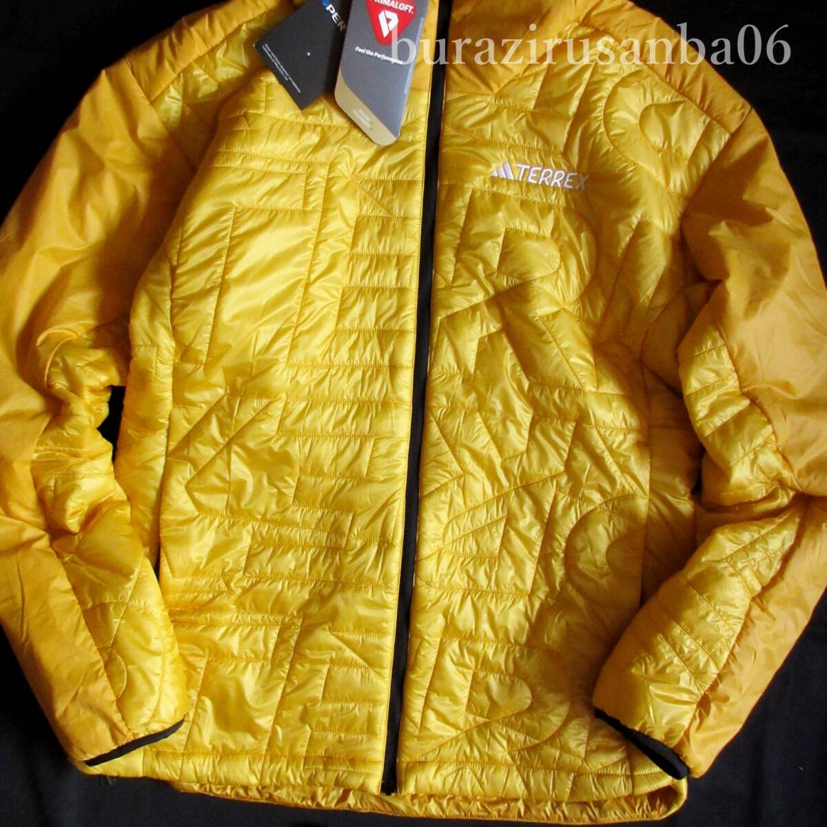 メンズ XL 未使用 定価30,800円 アディダスadidas TERREX 軽量 撥水 高機能中綿 XPERIOR バリライト PRIMALOFT フーディ ジャケット IB1094_画像4