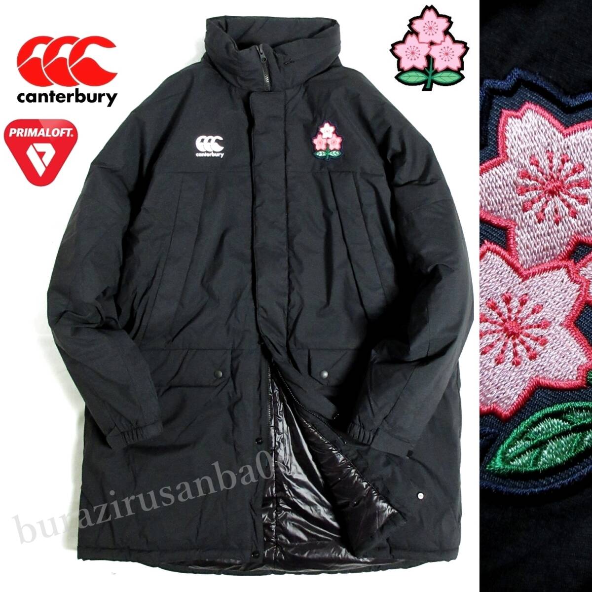 【XL】未使用 定価52,800円 canterbury カンタベリー ラグビー日本代表アウター 公式 JAPAN シールド インシュレーション コート RW73621JH_画像1
