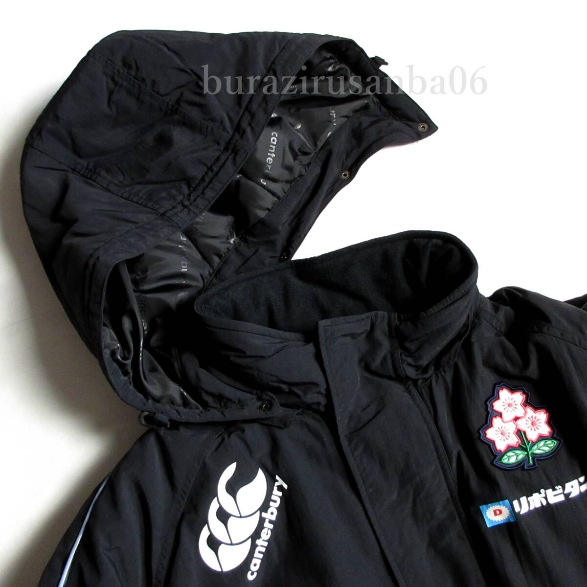 M 未使用 定価31,900円 canterbury カンタベリー ラグビー日本代表 公式 JAPAN インシュレーションウォーマー ロングコート R74509JP_画像5