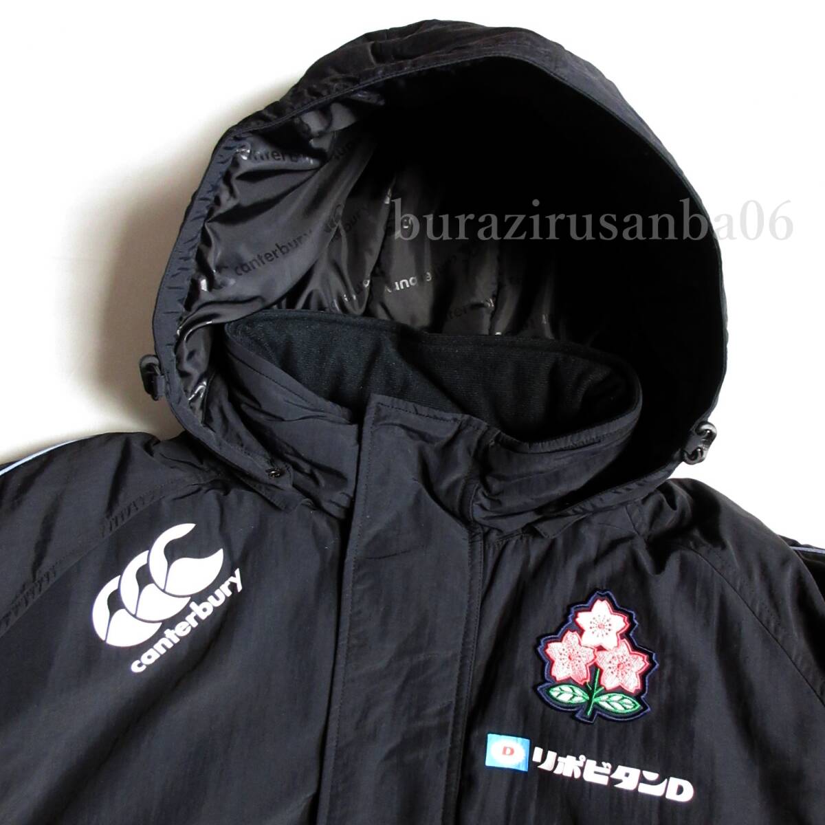 M 未使用 定価31,900円 canterbury カンタベリー ラグビー日本代表 公式 JAPAN インシュレーションウォーマー ロングコート R74509JP_画像2