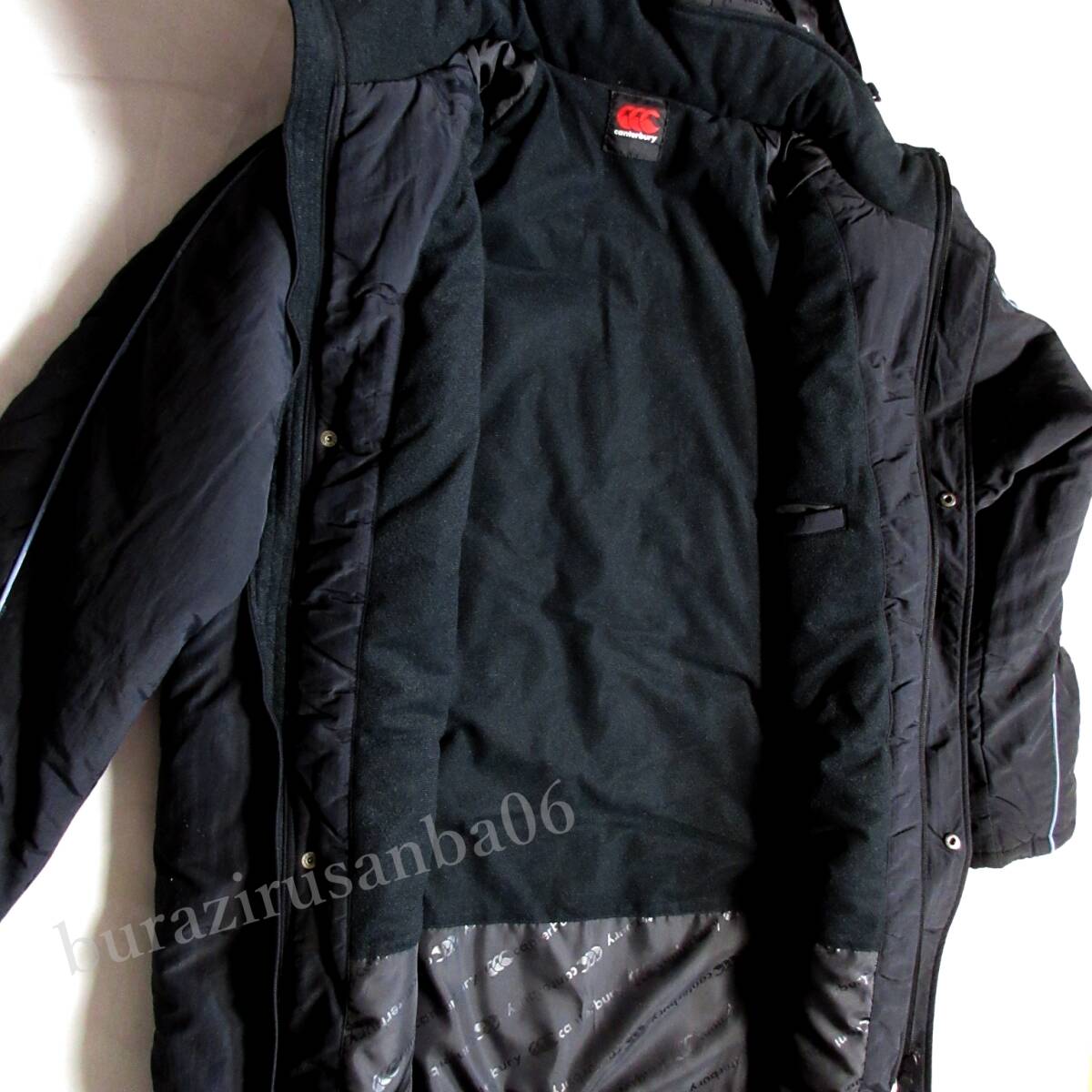 M 未使用 定価31,900円 canterbury カンタベリー ラグビー日本代表 公式 JAPAN インシュレーションウォーマー ロングコート R74509JP_画像9