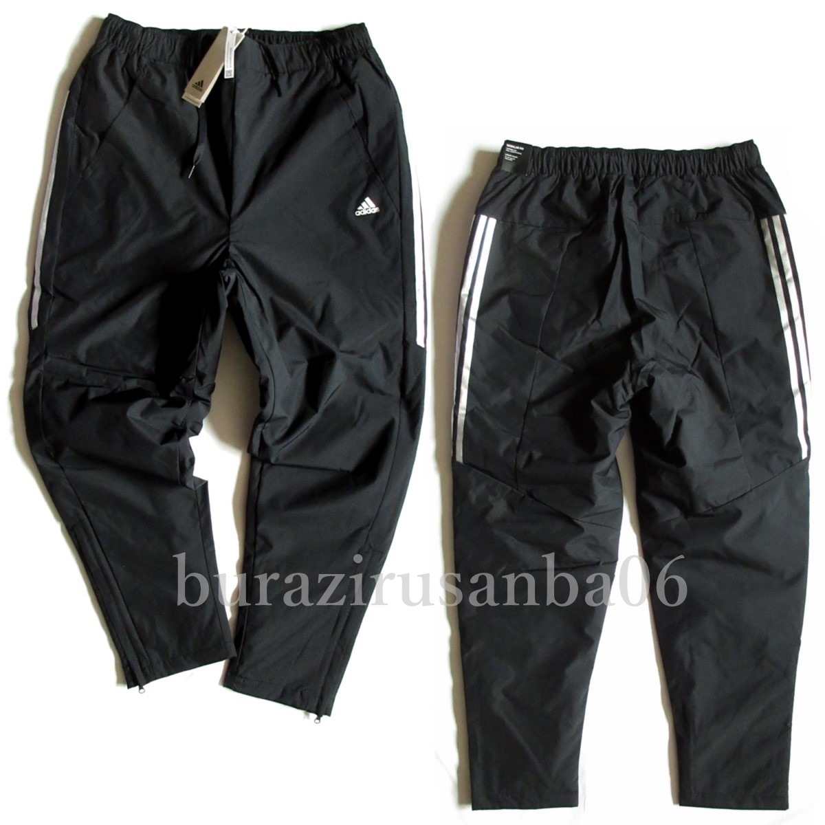 メンズ M ◆未使用 定価25,300円 adidas アディダス 上下 中綿入り ジャケット 中綿パンツ 軽量 防寒 悪天候対応 はっ水加工 セットアップ_画像8