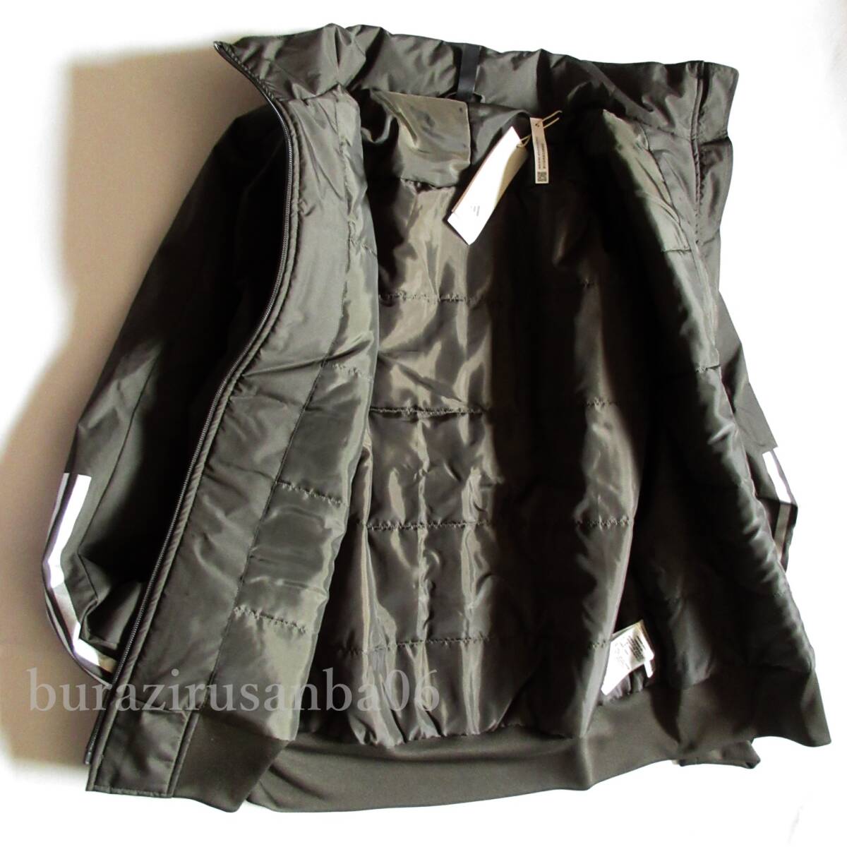 メンズ M ◆未使用 定価25,300円 adidas アディダス 上下 中綿入り ジャケット 中綿パンツ 軽量 防寒 悪天候対応 はっ水加工 セットアップ_画像6