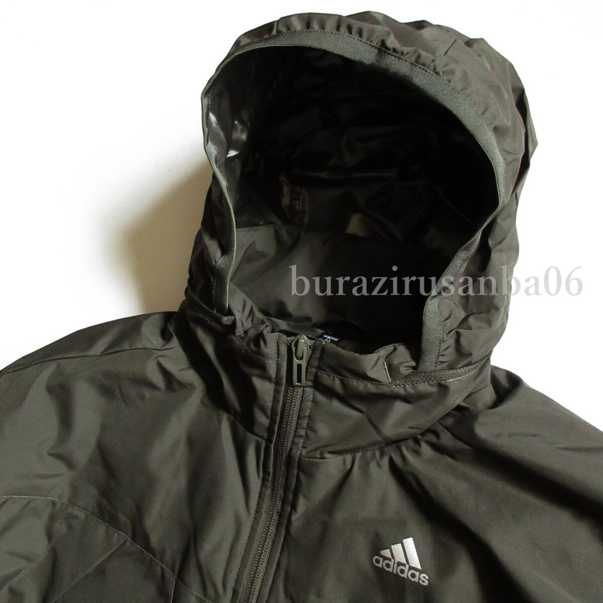 メンズ L ◆未使用 定価25,300円 adidas アディダス 上下 中綿入り ジャケット 中綿パンツ 軽量 防寒 悪天候対応 はっ水加工 セットアップ_画像3