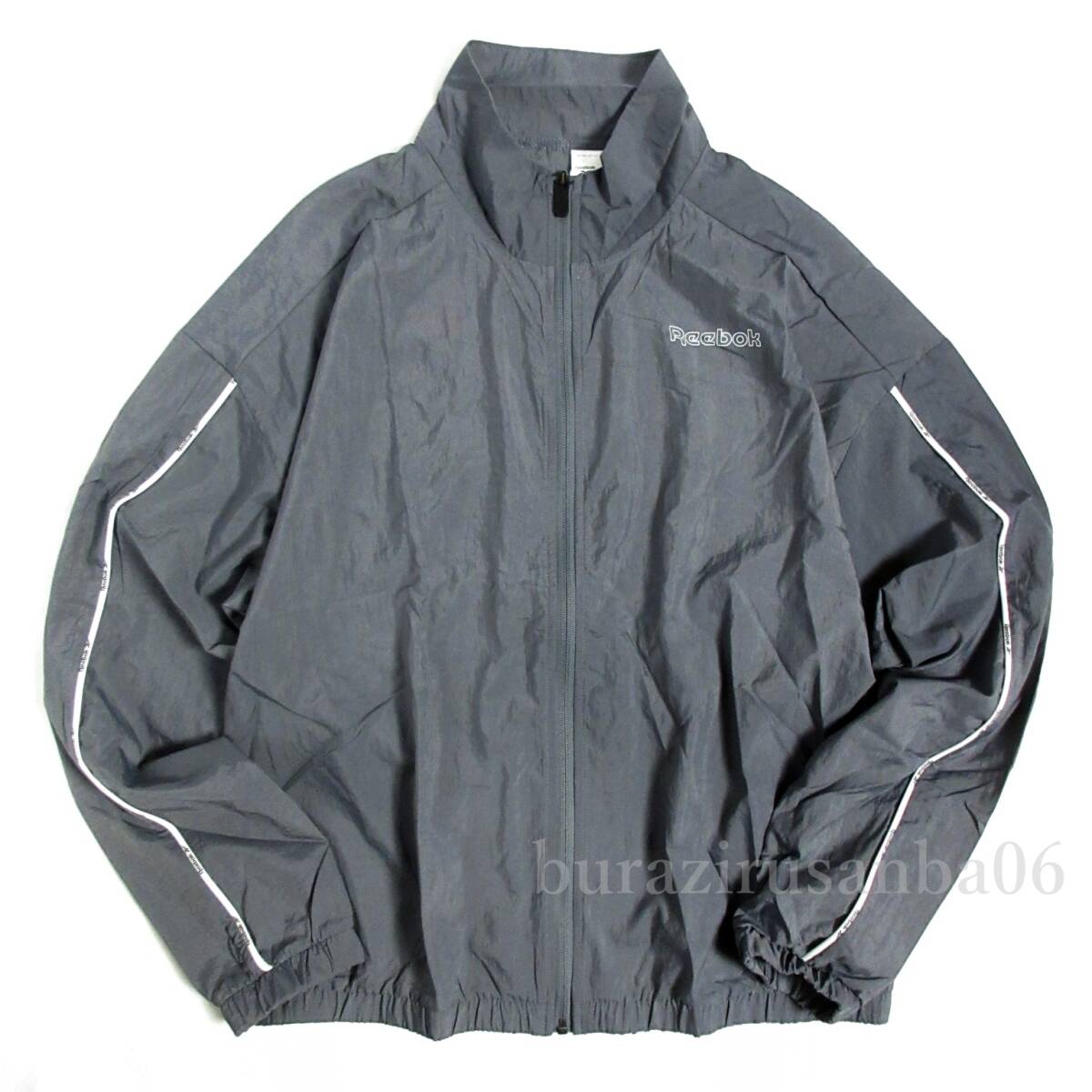 メンズ O（XL) 未使用 定価10,989円 Reebok リーボック ナイロンジャケット ナイロンパンツ 上下 トラックスーツ 撥水 セットアップ HF1727_画像2