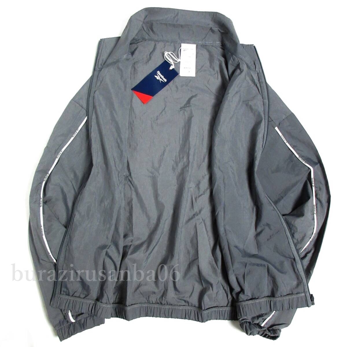 メンズ O（XL) 未使用 定価10,989円 Reebok リーボック ナイロンジャケット ナイロンパンツ 上下 トラックスーツ 撥水 セットアップ HF1727_画像4