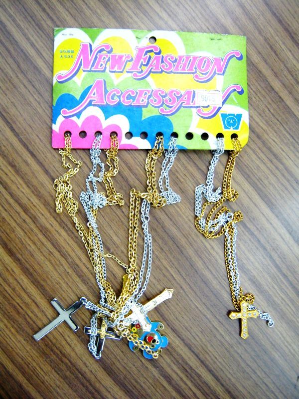 当時物　希少品　廃盤品　 ニューファッション　アクセサリー　ネックレス　　＃9019　未使用_画像1