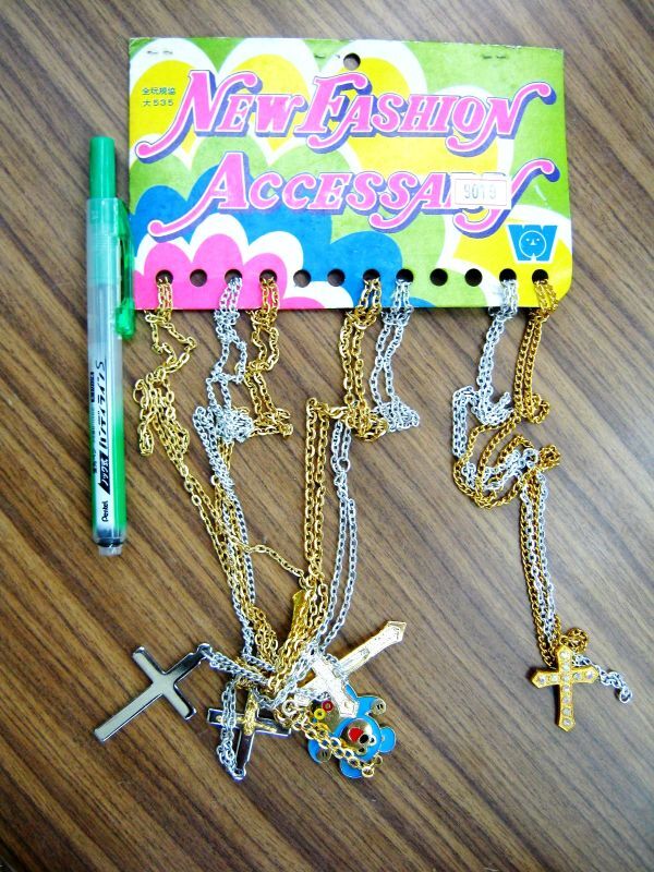 当時物　希少品　廃盤品　 ニューファッション　アクセサリー　ネックレス　　＃9019　未使用_画像2