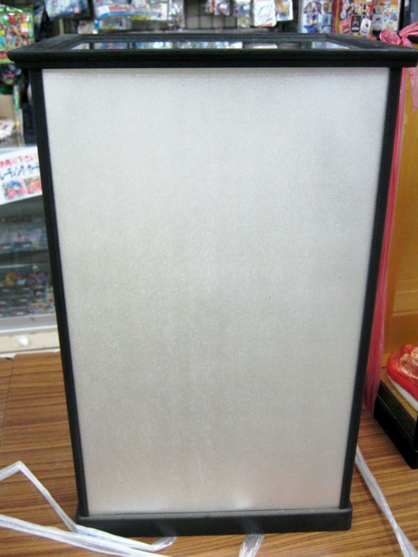 廃盤品　昔の品　希少品　日本人形　尾山人形　三味線　着物　ガラスケース　52cm 昭和　未使用　＃9050_画像7