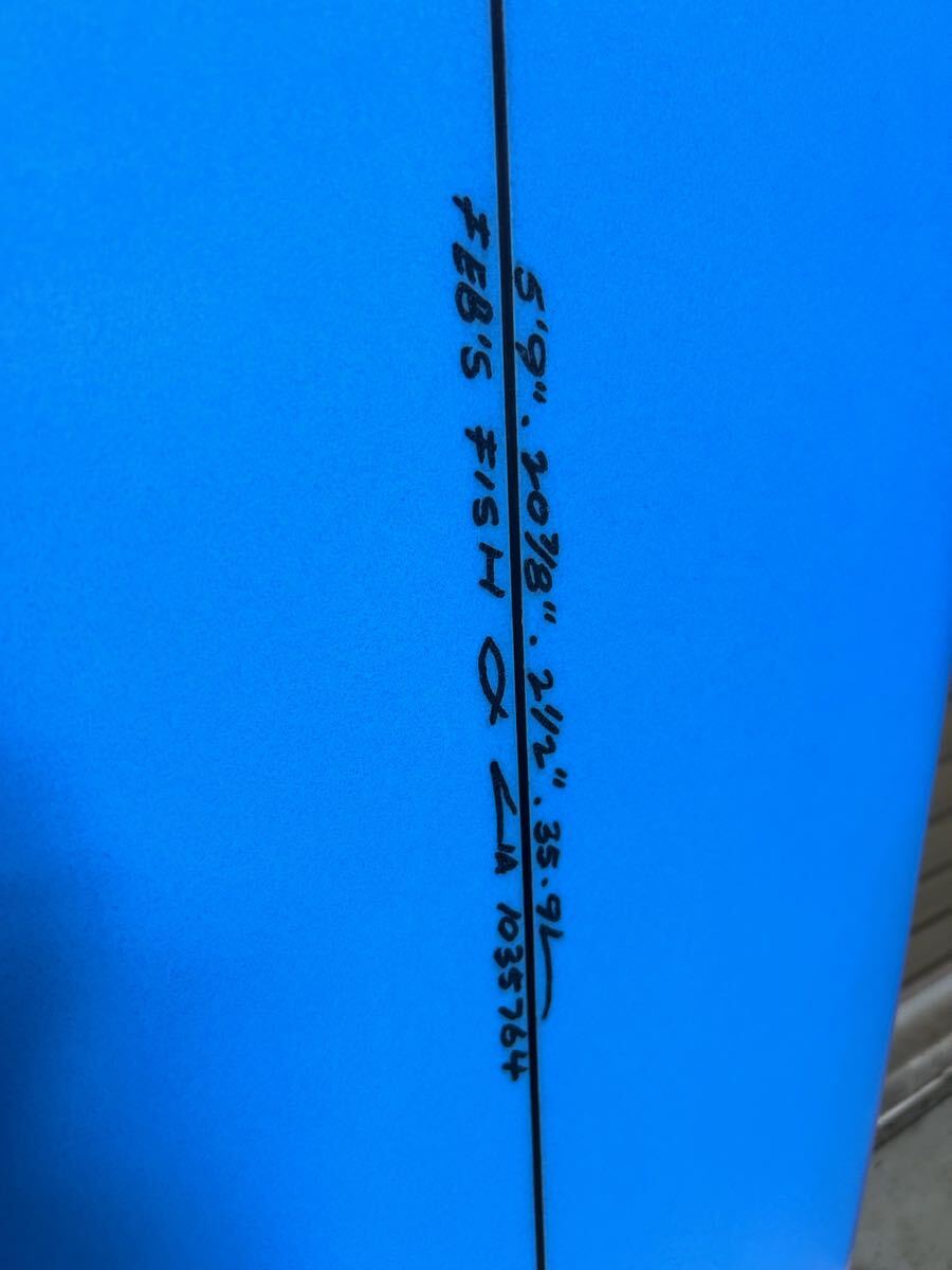 Febs Fish 5′9 CI channel island アルメリック CIMID_画像3