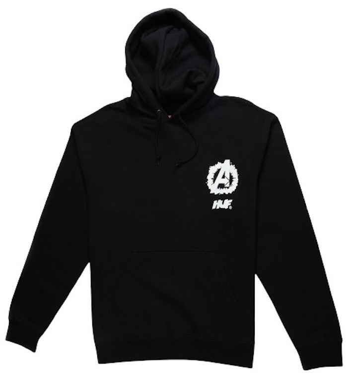 HUF Avengers Cosmic Assemblage Pullover Hoodie Black M パーカー_画像2