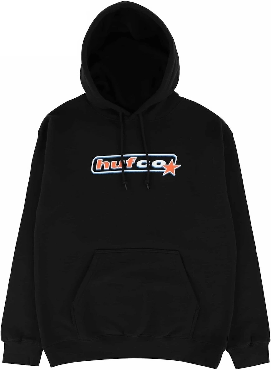 HUF Freshies Pullover Hoodie Black L パーカー_画像1