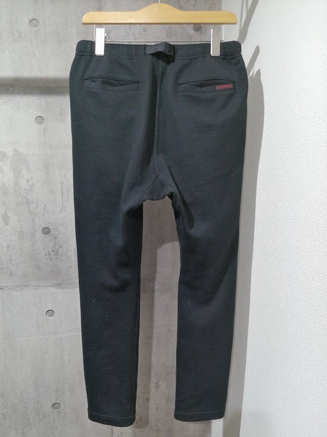 GRAMICCI グラミチ/NNパンツ M/タイトフィット ジャストカット クールマックスニット/ニューナローパンツ/メンズ/黒 ブラック/GMP-21S012_画像3