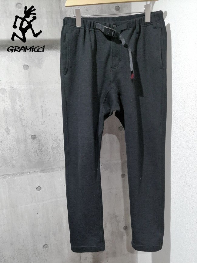 GRAMICCI グラミチ/NNパンツ M/タイトフィット ジャストカット クールマックスニット/ニューナローパンツ/メンズ/黒 ブラック/GMP-21S012_画像1