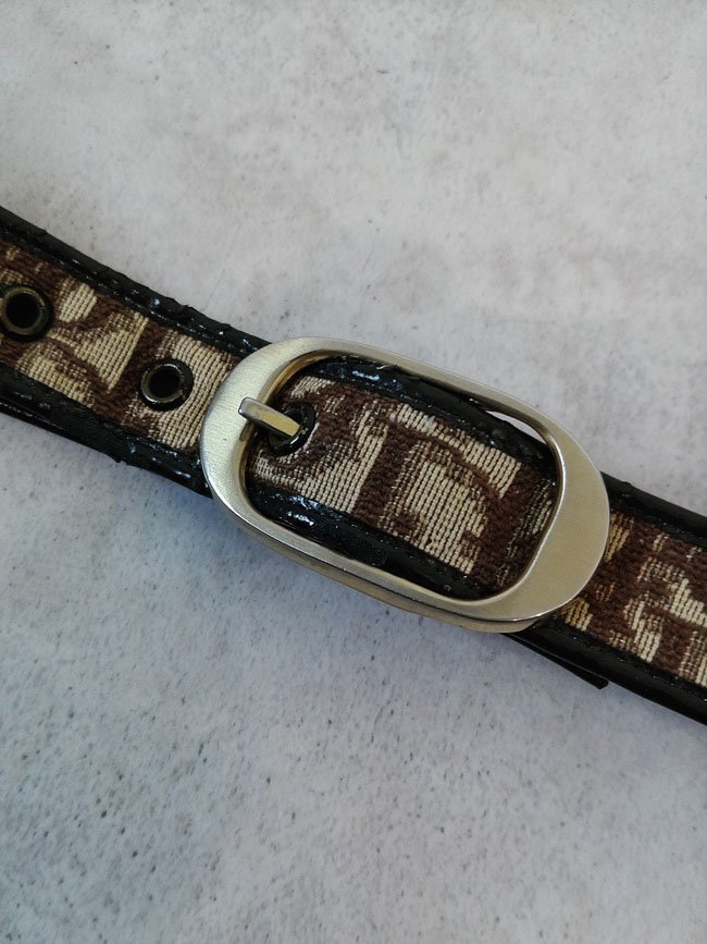 Christian Dior Christian Dior Toro ta- общий рисунок ремень / Vintage / женский / Old Dior Christian * Dior 