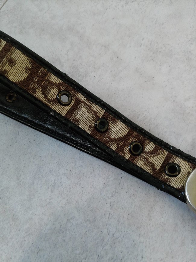 Christian Dior Christian Dior Toro ta- общий рисунок ремень / Vintage / женский / Old Dior Christian * Dior 