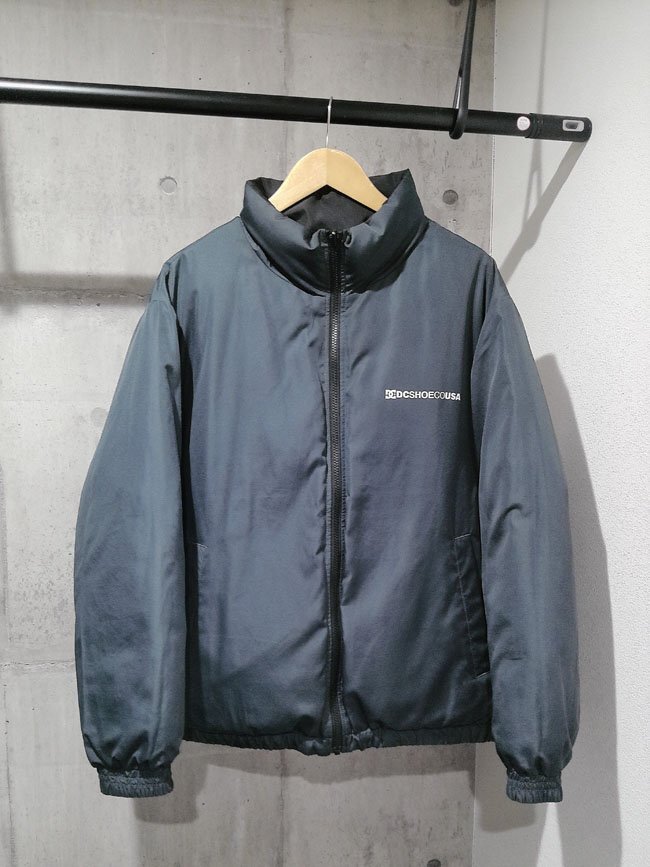 DC SHOES USA ディーシーシューズ ロゴプリント リバーシブル 中綿ジャケット L/ブルゾン/黒 ブラック/メンズ/DJK236801/スノーボード_画像4