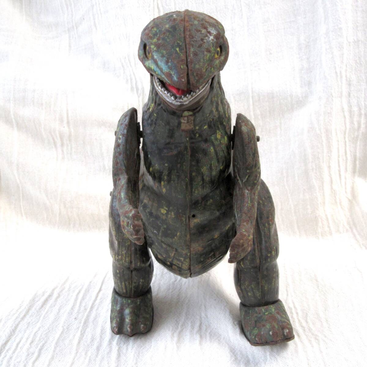  подлинная вещь *bruma.k[ век. большой монстр Godzilla ] электрический дистанционный пульт ходьба | сделано в Японии | иен . Pro | жестяная пластина |BULLMAR| Showa Retro |GODZILLA| спецэффекты фильм | восток .