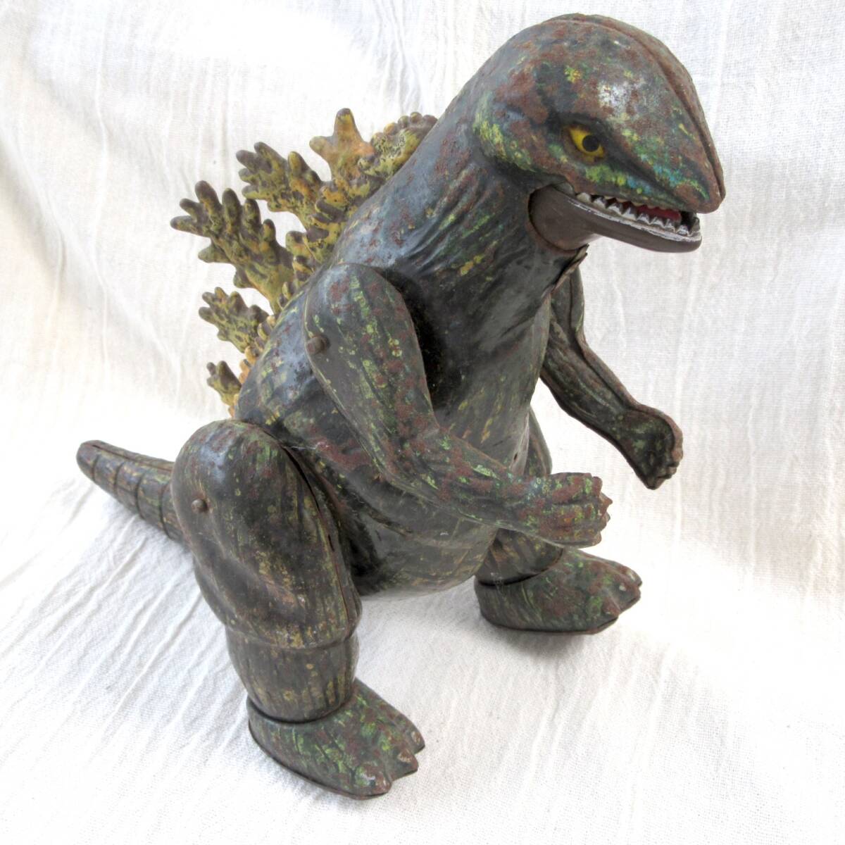  подлинная вещь *bruma.k[ век. большой монстр Godzilla ] электрический дистанционный пульт ходьба | сделано в Японии | иен . Pro | жестяная пластина |BULLMAR| Showa Retro |GODZILLA| спецэффекты фильм | восток .