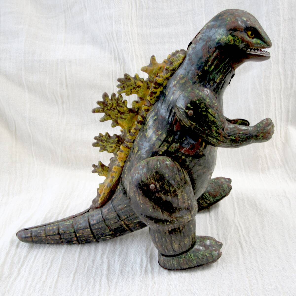  подлинная вещь *bruma.k[ век. большой монстр Godzilla ] электрический дистанционный пульт ходьба | сделано в Японии | иен . Pro | жестяная пластина |BULLMAR| Showa Retro |GODZILLA| спецэффекты фильм | восток .