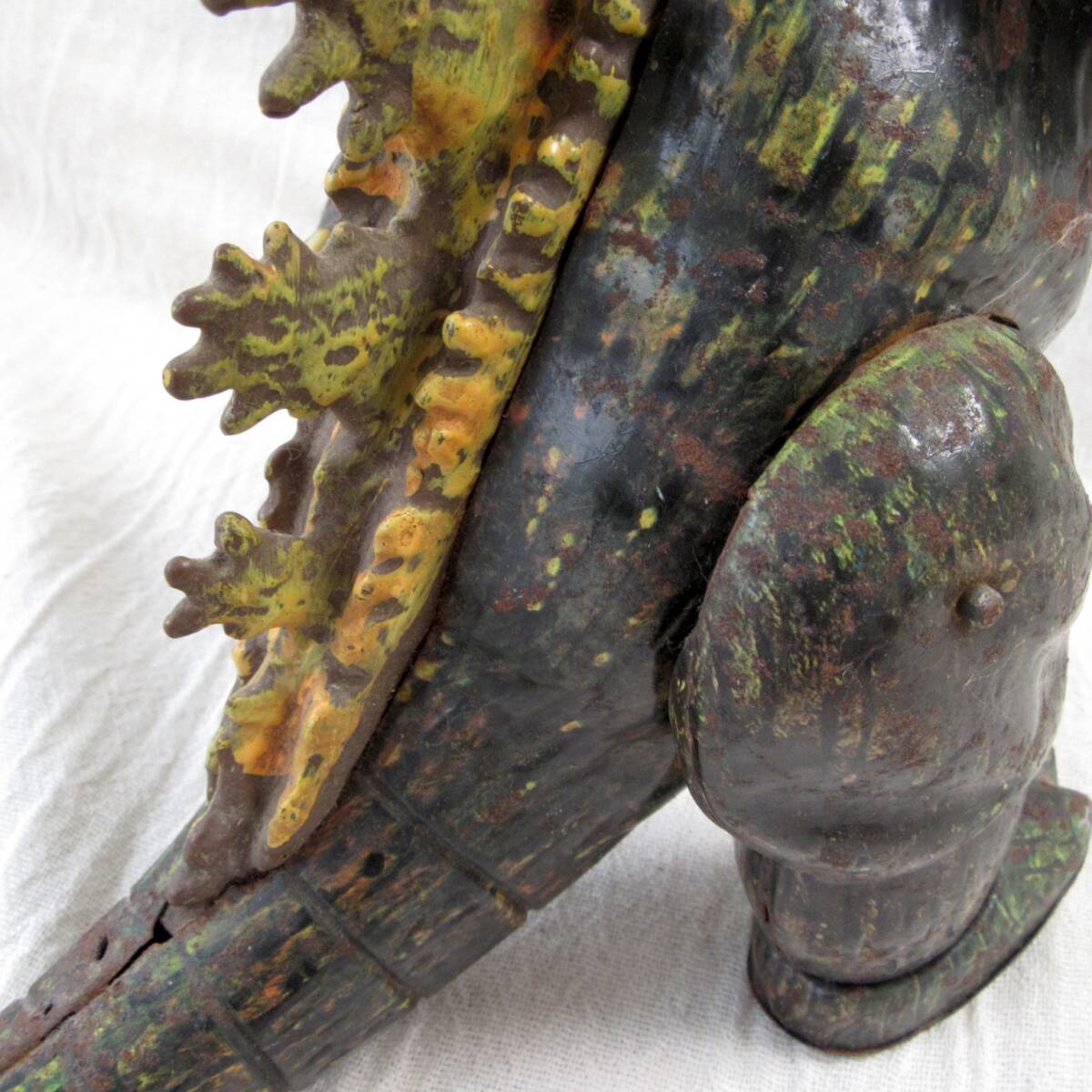  подлинная вещь *bruma.k[ век. большой монстр Godzilla ] электрический дистанционный пульт ходьба | сделано в Японии | иен . Pro | жестяная пластина |BULLMAR| Showa Retro |GODZILLA| спецэффекты фильм | восток .