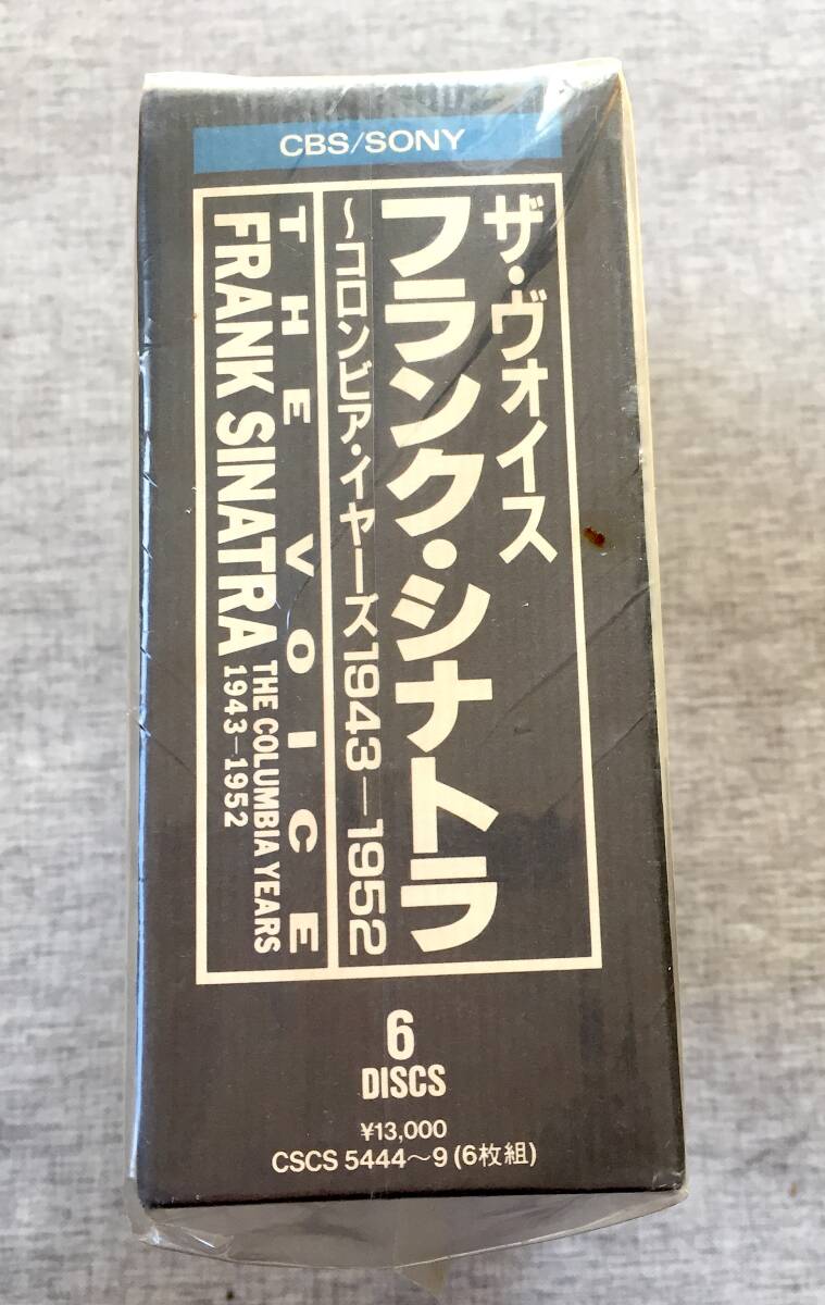 フランク・シナトラ ザ・ヴォイス 6枚組BOX 帯付き日本盤 FRANK SINATRA THE COLUMBIA YEARS 1943-1952_画像3