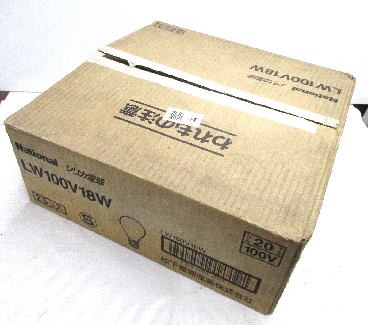  кварцевый лампа 20W 24 шт National LW100V18W диаметр 5.5x высота 10cm товары долгосрочного хранения не использовался 102107 *