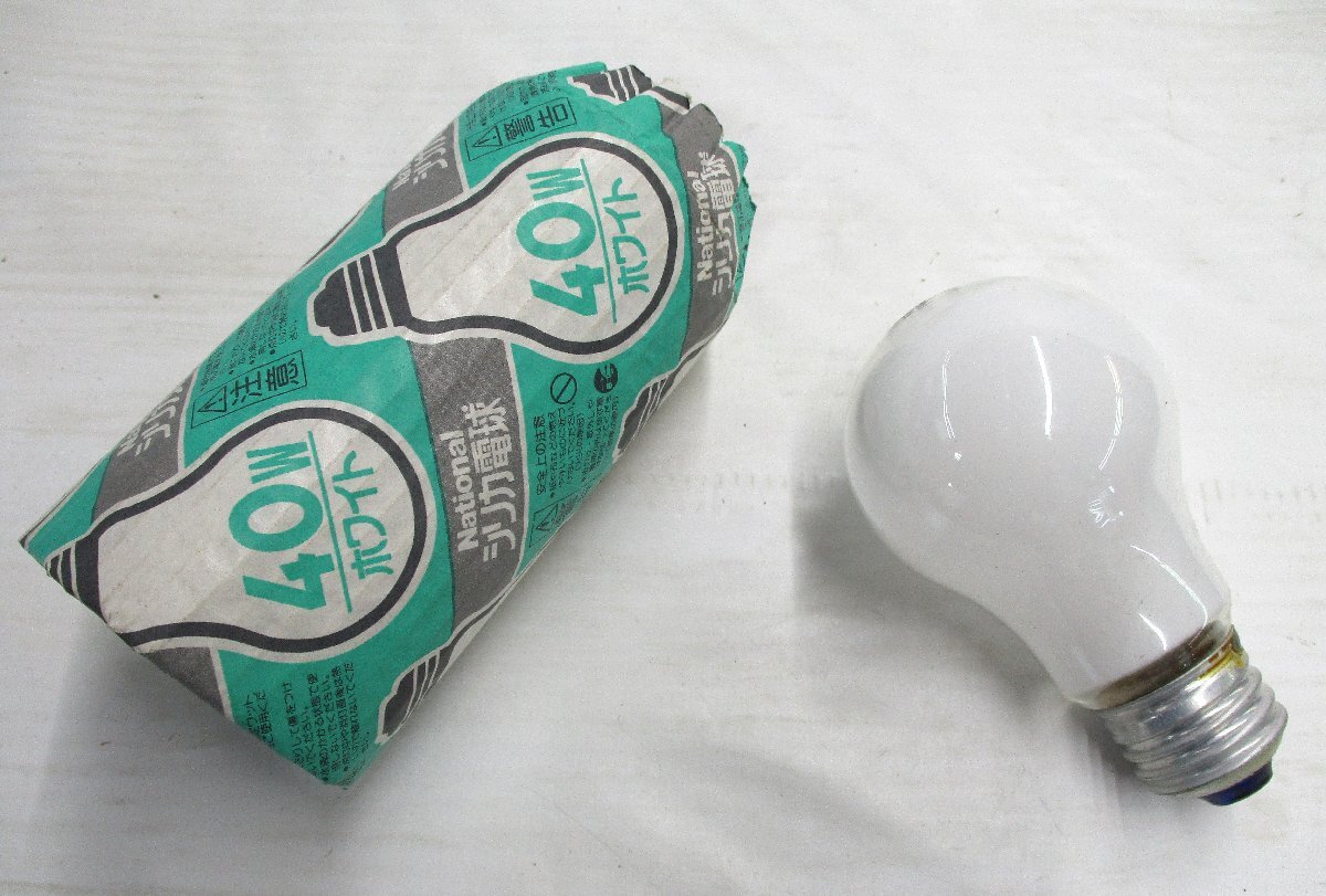  кварцевый лампа 40W 21 шт National LW110V40W диаметр 5.5x высота 9.8cm товары долгосрочного хранения не использовался 102108 *